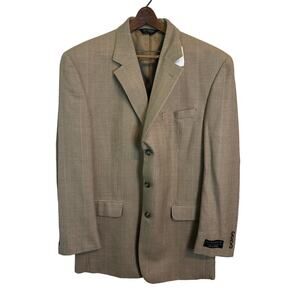 NEW Jos‎ A. Banks Sports Coat 44L Wool and Silk Executive Collection